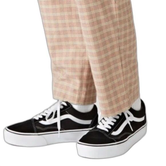 Evans Other - Vans Unisex Black Canvas White Detail Old Skool Sneaker Size M 10.5/W 12